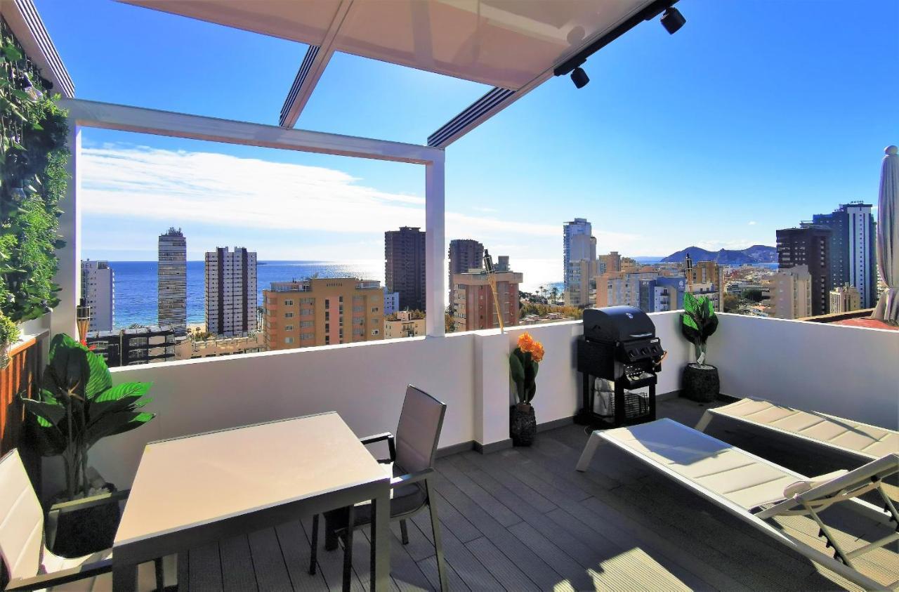 Penthouse Cervantes Sea View Benidorm Exterior photo