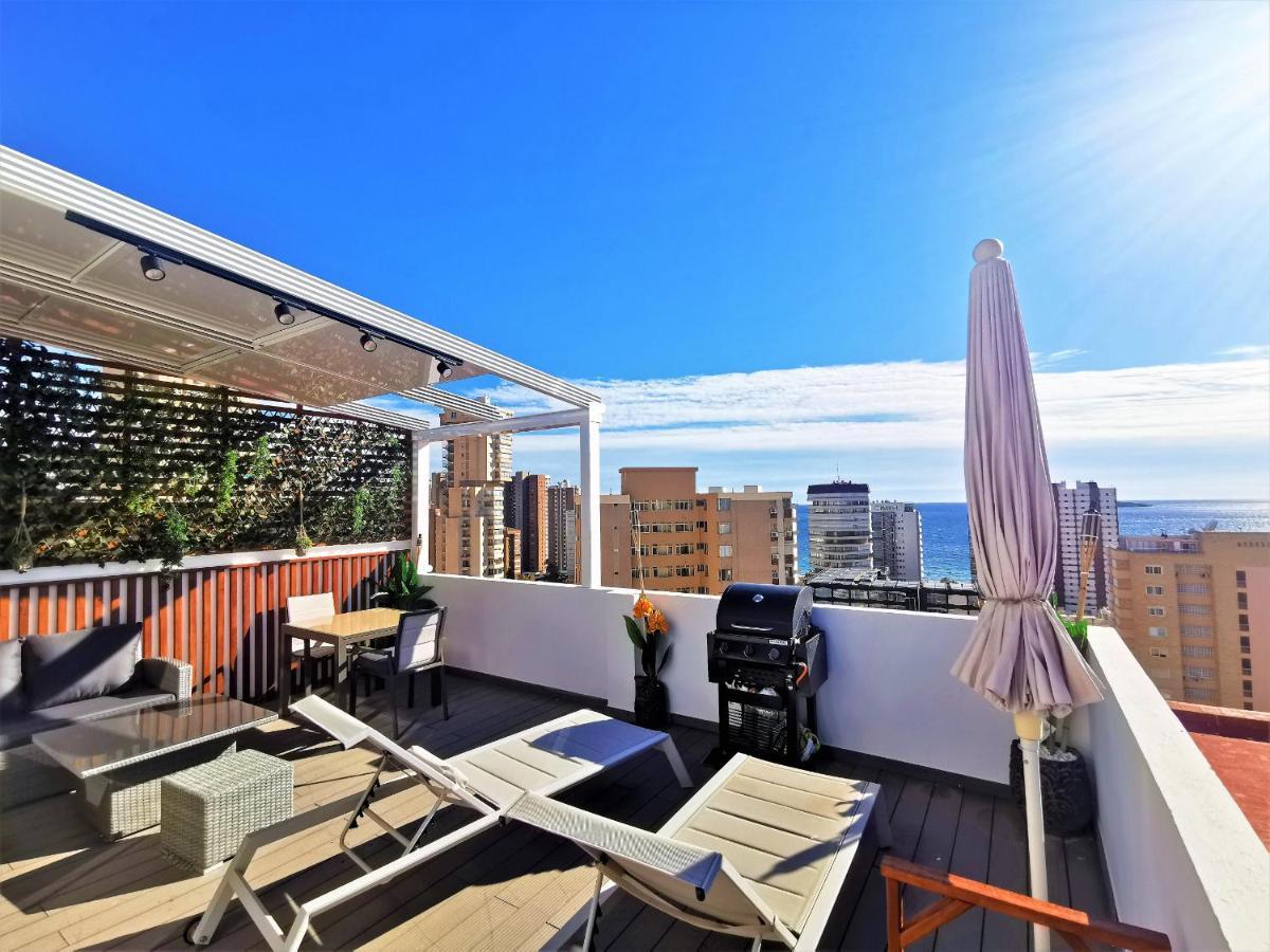 Penthouse Cervantes Sea View Benidorm Exterior photo