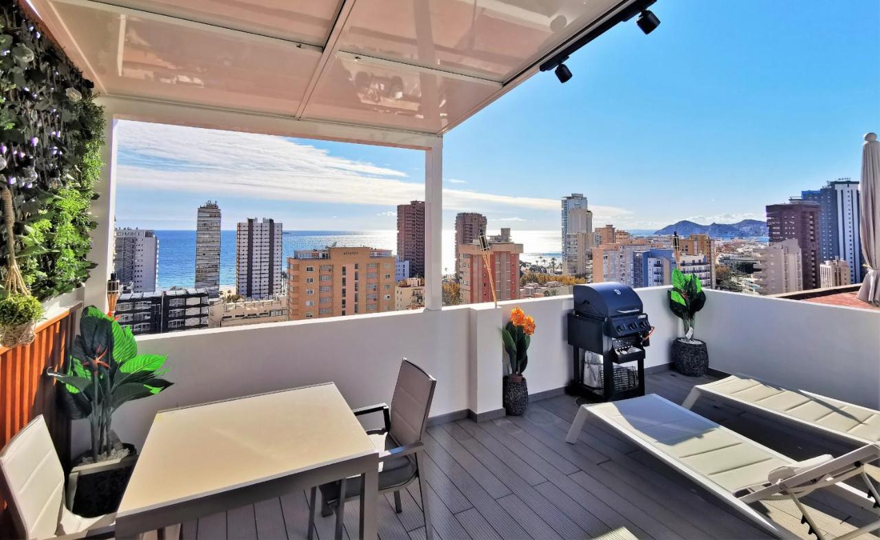Penthouse Cervantes Sea View Benidorm Exterior photo