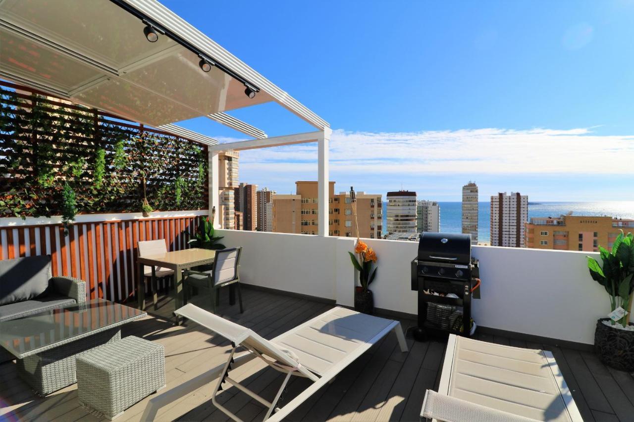 Penthouse Cervantes Sea View Benidorm Exterior photo