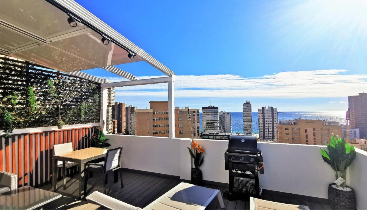 Penthouse Cervantes Sea View Benidorm Exterior photo