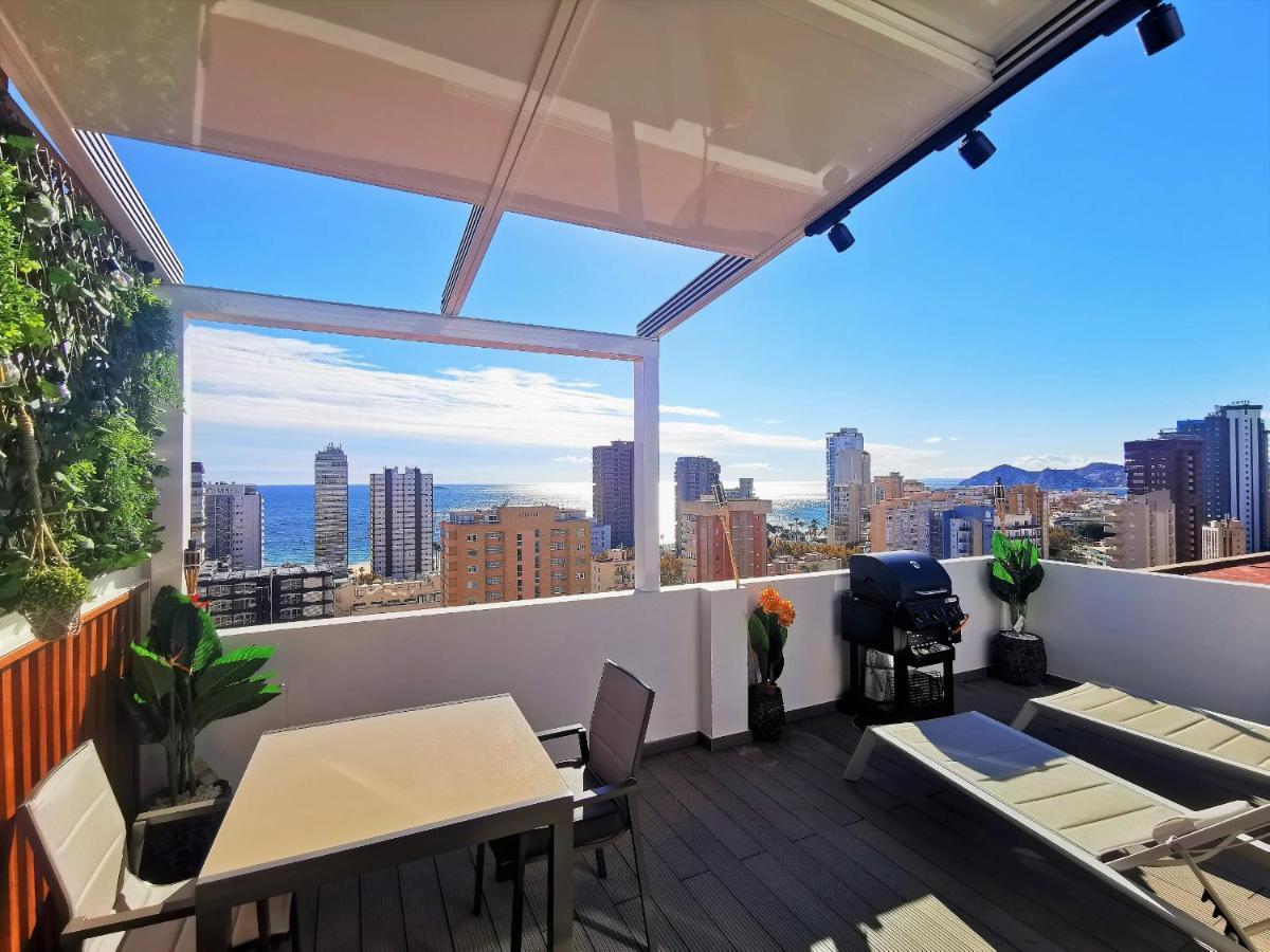 Penthouse Cervantes Sea View Benidorm Exterior photo