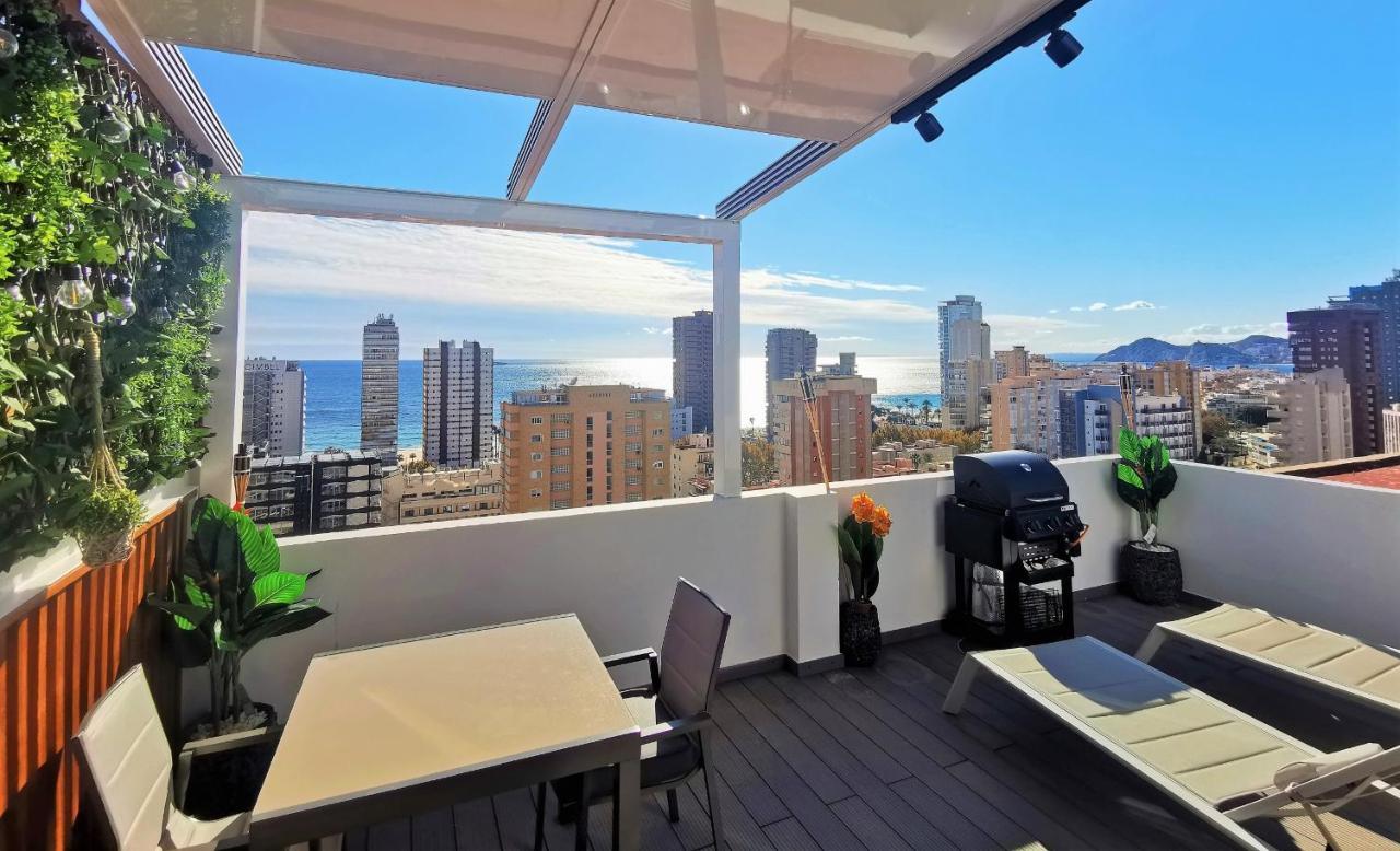 Penthouse Cervantes Sea View Benidorm Exterior photo